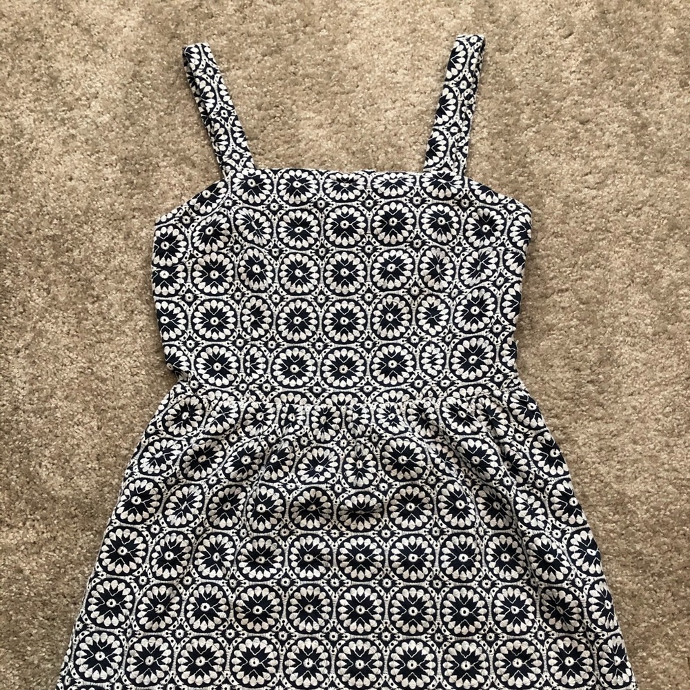 Market & Spruce Cotton Embroidered Eyelet Dress